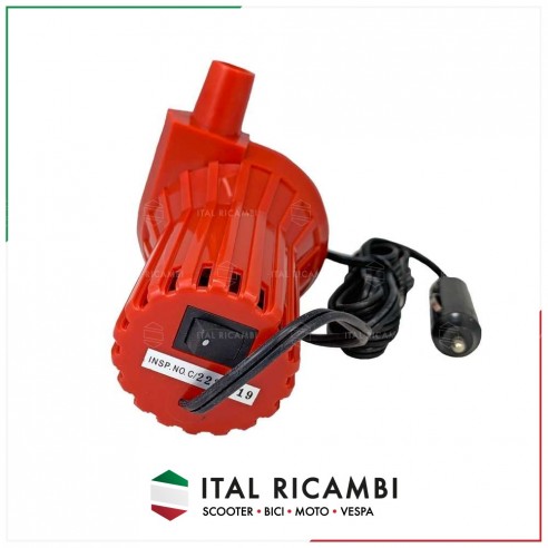 POMPA GONFIAGGIO CON ATTACCO 12V CON...