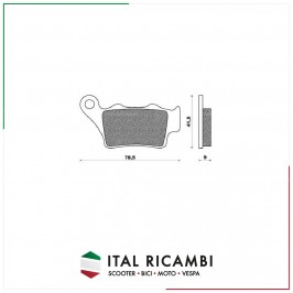 PASTIGLIE FRENO POSTERIORE...