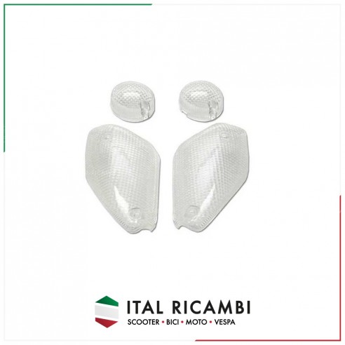 KIT 4 GEMME PLASTICA TRASPARENTE PER...