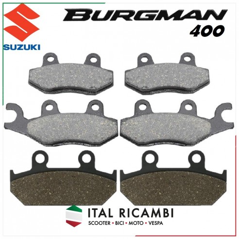 KIT PASTIGLIE FRENI SUZUKI BURGMAN...