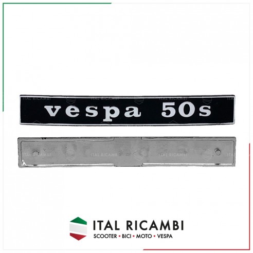 TARGHETTA SCRITTA VESPA 50 S...
