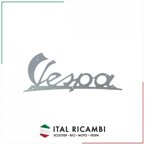 TARGHETTA SCRITTA VESPA STEMMA FREGIO...