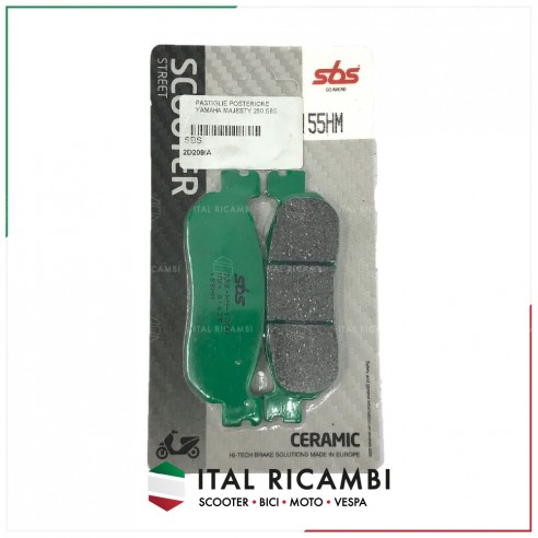 PASTIGLIE POSTERIORE YAMAHA MAJESTY...