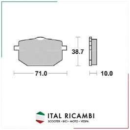 PASTIGLIE FRENO ANTERIORE...