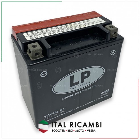 BATTERIA LP YTX14LBS 12V 12 AH HARLEY...