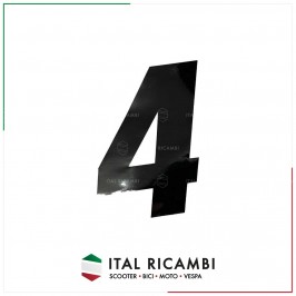 NUMERO 4 ADESIVO 14 X 8,50...