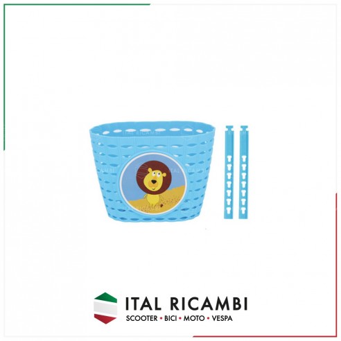 CESTINO PER BICICLETTA BIMBO AZZURRO...