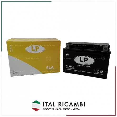 BATTERIA MOTO SCOOTER SLA YTX9-4 LP...