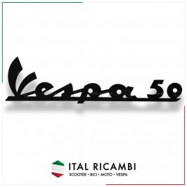 TARGHETTA VESPA 50 NERA...