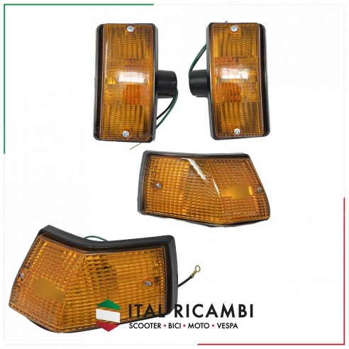 KIT 4 FRECCE ARANCIO PIAGGIO VESPA PX...
