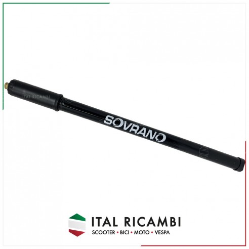 POMPA BICI BICICLETTA NERA CON RACCORDO