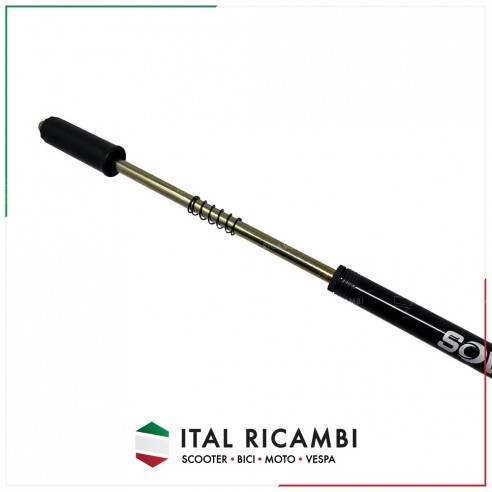 POMPA BICI BICICLETTA NERA CON RACCORDO