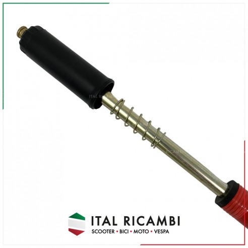 POMPA BICI BICICLETTA ROSSA CON RACCORDO