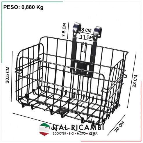 CESTINO BICI PASSEGGIO PIEGHEVOLE FAT...