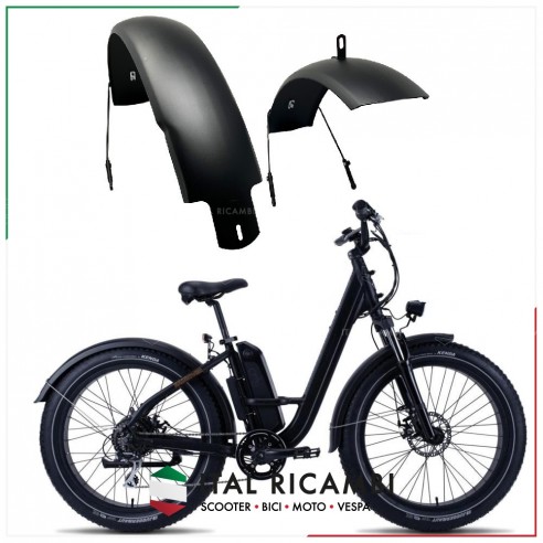 PARAFANGHI E-BIKE IN FERRO NERO BICI...