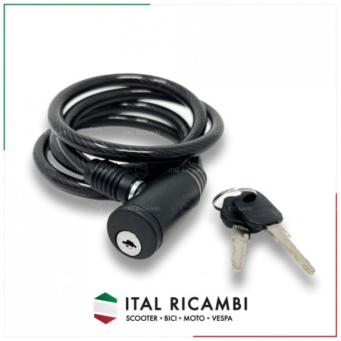 CATENA LUCCHETTO ANTIFURTO BICI CAVO...