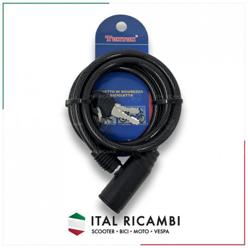CATENA LUCCHETTO ANTIFURTO BICI CAVO...