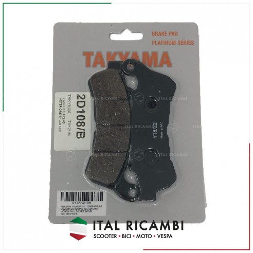 PASTIGLIE FRENO ANTERIORE SH 300 SWT...