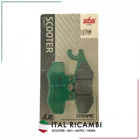 PASTIGLIE FRENO POST PIAGGIO BEVERLY...