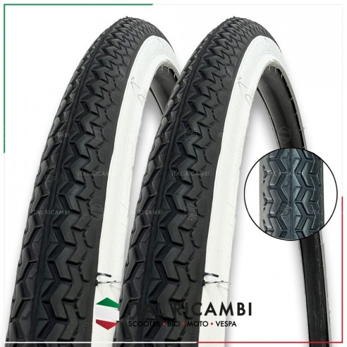 COPPIA COPERTONI BICI DONNA 26 X 1 3...