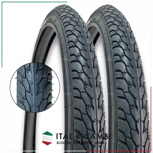 KIT 2 COPERTONI NERI 20 x 1.75 47 406...