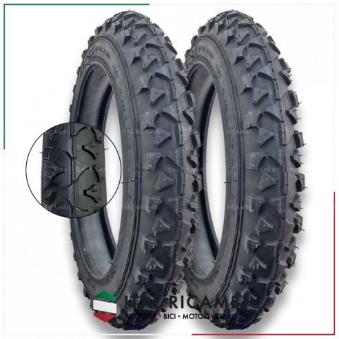 KIT COPERTONE BICI 14 x 1.75 NERO 47...