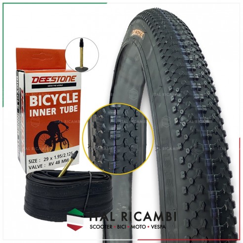 KIT COPERTONE BICI E CAMERA D'ARIA 29...