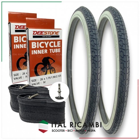 KIT 2 COPERTONI 2 CAMERE D'ARIA BICI...