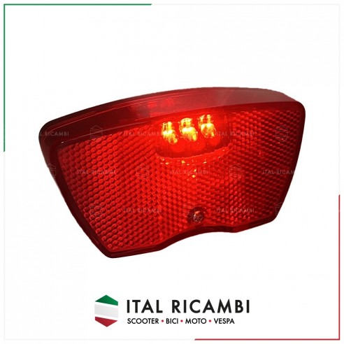 FANALE LUCE BICI LED POSTERIORE AL...