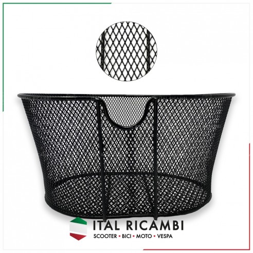 CESTINO BICI ANTERIORE NERO CITY BIKE...