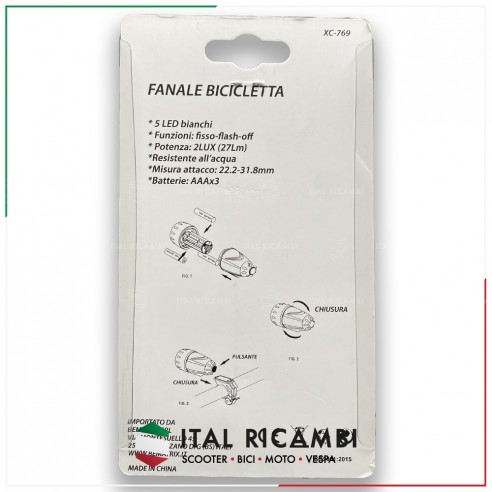 FANALINO ANTERIORE ATTACCO MANUBRIO...