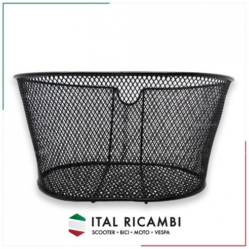 CESTINO BICI ANTERIORE NERO CITY BIKE...