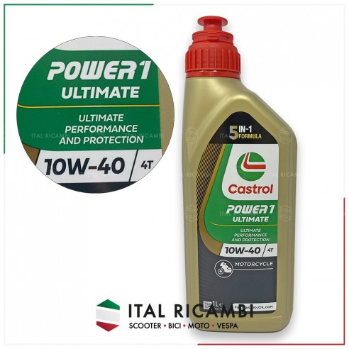 OLIO MOTORE 4 TEMPI CASTROL 10W 40...