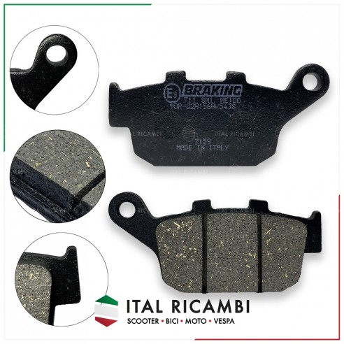 PASTIGLIE FRENO POSTERIORI TRANSALP...