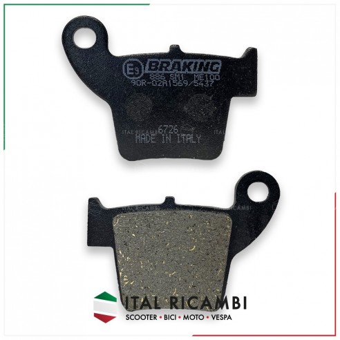 PASTIGLIE FRENO POSTERIORE APRILIA...