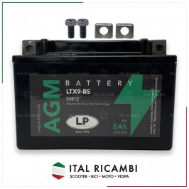 BATTERIA MOTO YTX9BS 12V 8AH 2