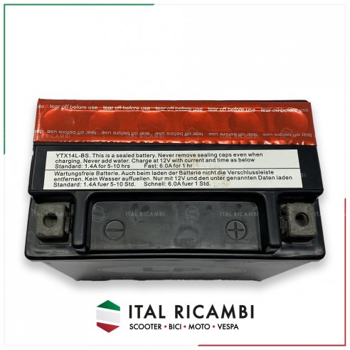 BATTERIA LP YTX14LBS 12V 12 AH HARLEY...