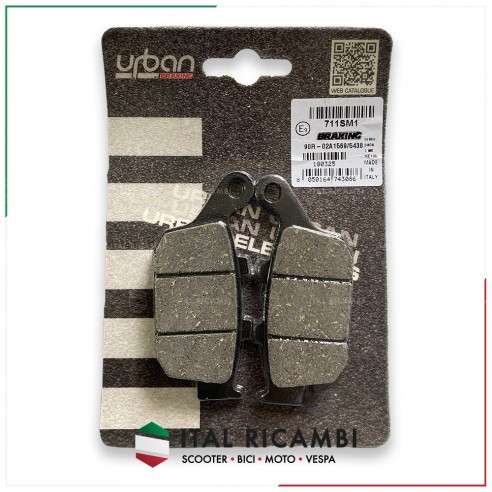PASTIGLIE FRENO POSTERIORI TRANSALP...
