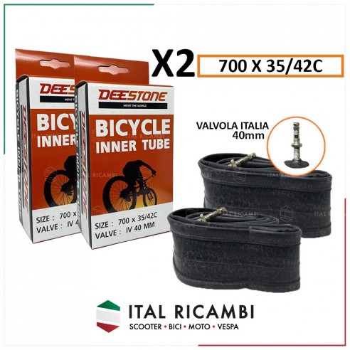 COPPIA DUE 2 CAMERE D'ARIA BICI 28...