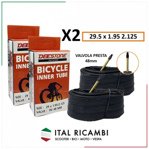 COPPIA DUE 2 CAMERE D'ARIA BICI MTB...