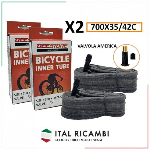 COPPIA DUE 2 CAMERE D'ARIA BICI 28...