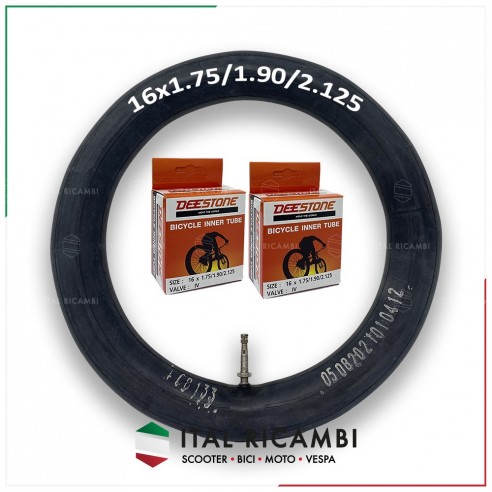 COPPIA DUE 2 CAMERE D'ARIA BICI 16 x...