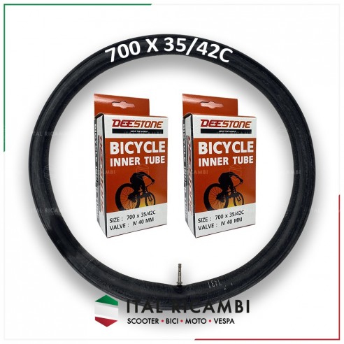 COPPIA DUE 2 CAMERE D'ARIA BICI 28...