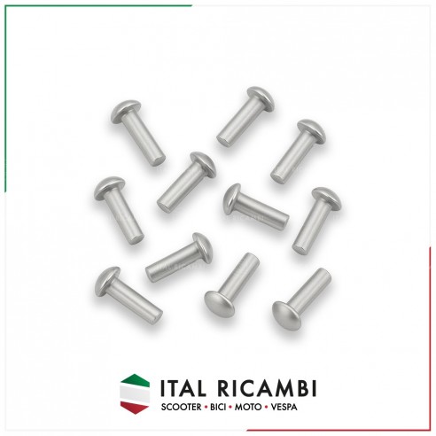 10 RIBATTINI VESPA FISSAGGIO...