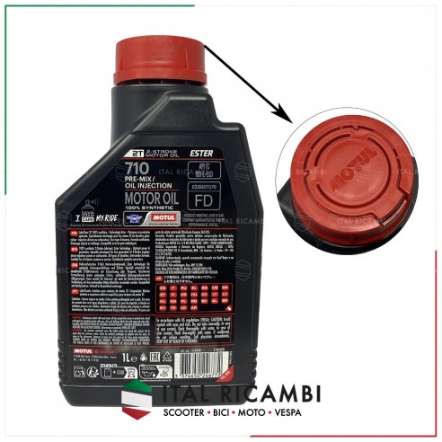 OLIO MOTUL 710 2T 2 TEMPI 100%...