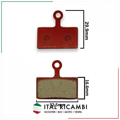 PASTIGLIE FRENO BICI PINZA SHIMANO...