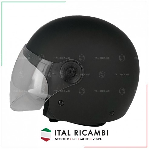 CASCO SCOOTER VISIERA LUNGA DEMI JET...