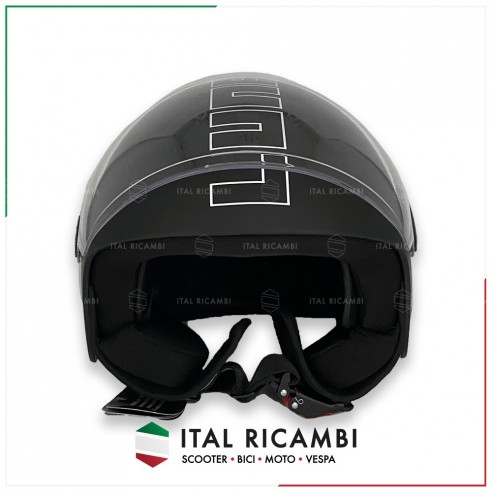 CASCO SCOOTER VISIERA LUNGA DEMI JET...