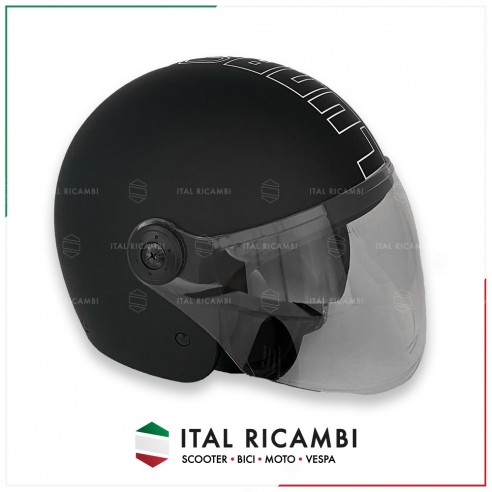CASCO SCOOTER VISIERA LUNGA DEMI JET...