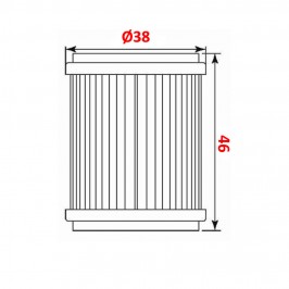 FILTRO OLIO YAMAHA YZ F 250... 2
